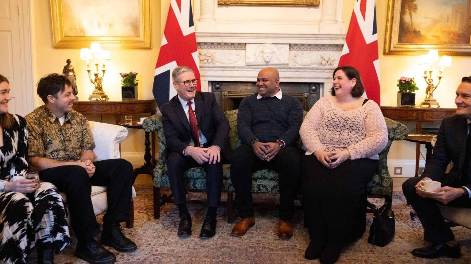 Movember ambassadors and partners in conversation with the Prime Minister and SoS for Health