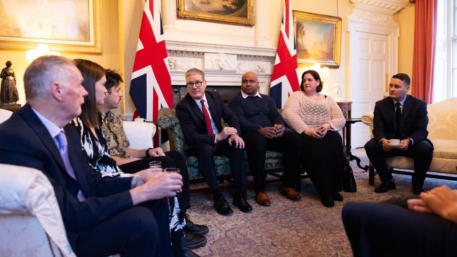 Movember ambassadors & partners in conversation with the Prime Minister and SoS for Health